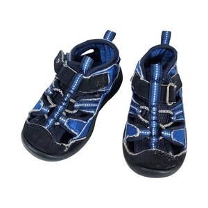 OshKosh Bgosh Toddler Boys Blue Navy Athletic Water Sandals Size 5M